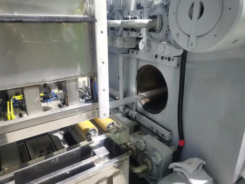 江苏bat365二期仅用【92天】新上的2000吨全自动挤压生产线正式出料